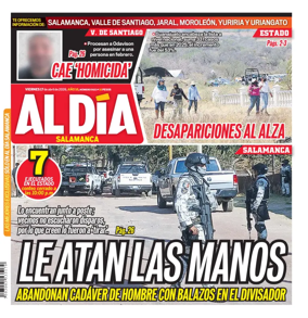 Cover of Periodico Al Dia (Salamanca)