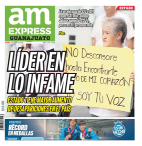 Cover of Periodico AM Express (Guanajuato)