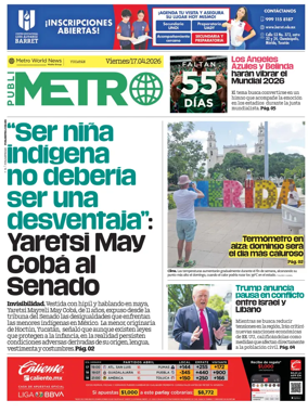Cover of Publimetro Merida