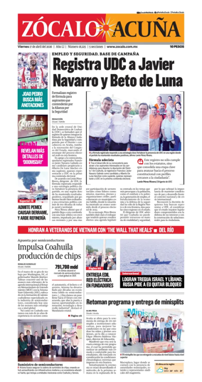 Cover of Zocalo Acuna