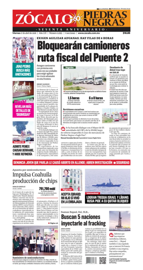 Cover of Zocalo Piedras Negras