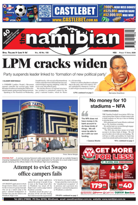 Cover of The Namibian