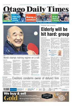 Cover of Otago Daily Times