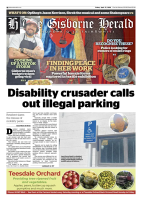 Cover of The Gisborne Herald