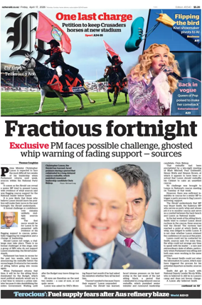 Cover of The New Zealand Herald