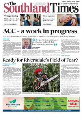 Cover of The Southland Times