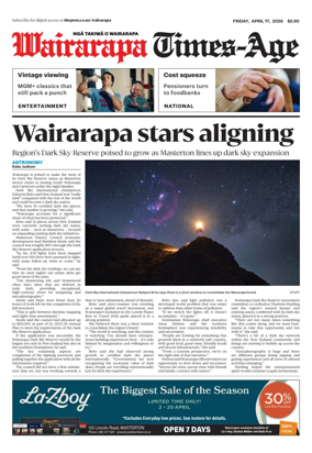 Cover of Wairarapa Times-Age (NZ)