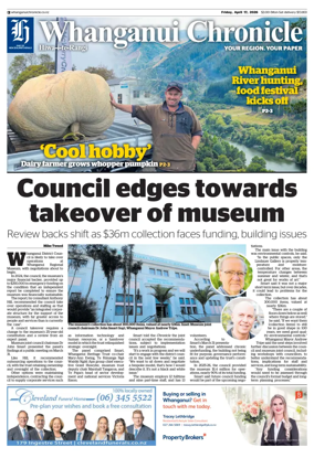 Cover of Whanganui Chronicle