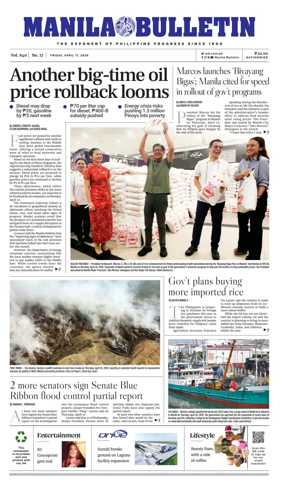 Cover of Manila Bulletin