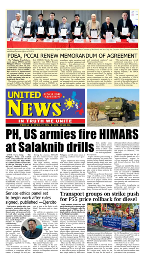 Cover of United News - English Edition