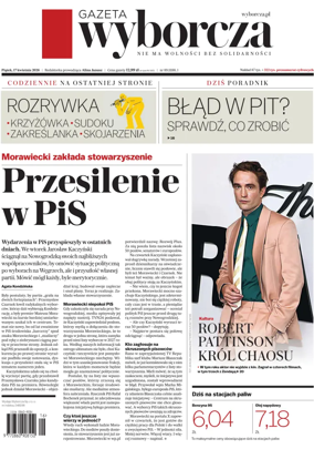 Cover of Gazeta Wyborcza