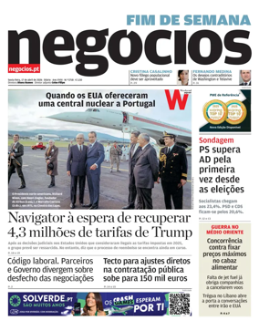 Cover of Jornal de Negocios