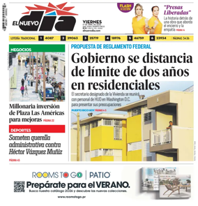 Cover of El Nuevo Dia