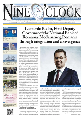 Cover of Nine o clock (Romania) Daily