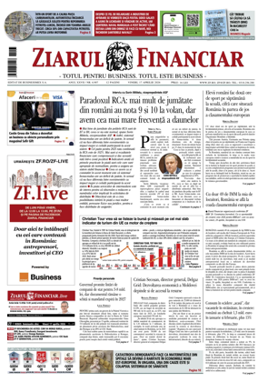 Cover of Ziarul Financiar