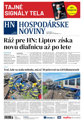 Cover of Hospodarske noviny