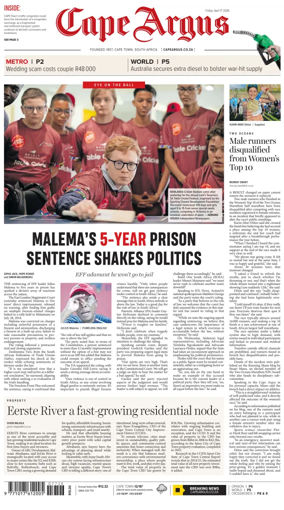 Cover of Cape Argus