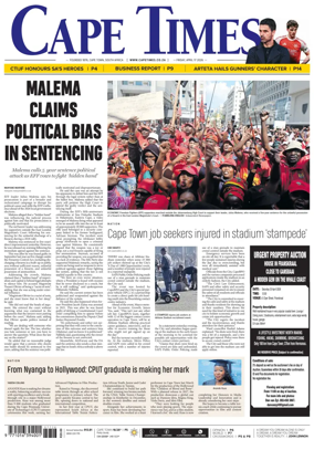 Cover of Cape Times