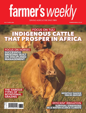 Cover of Farmers Weekly (South Africa)