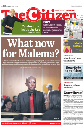 Cover of The Citizen (KZN)