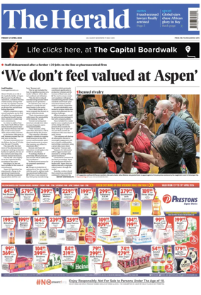 Cover of The Herald (South Africa)