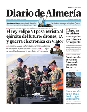 Cover of Diario de Almeria