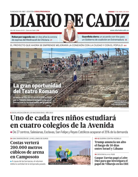 Cover of Diario de Cadiz