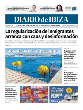 Cover of Diario de Ibiza
