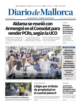 Cover of Diario de Mallorca