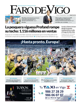 Cover of Faro de Vigo