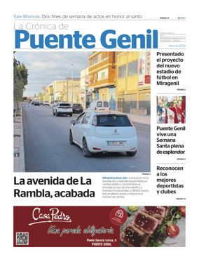 Cover of La Cronica de Puente Genil