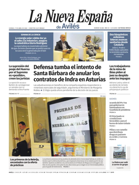 Cover of La Nueva Espana (Aviles)