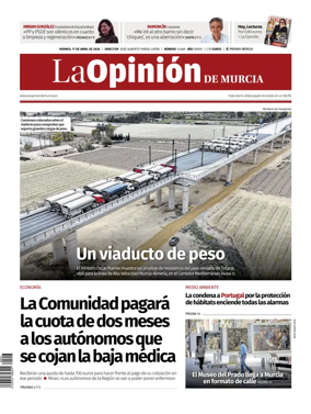 Cover of La Opinion de Murcia