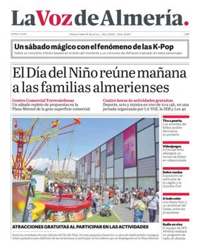 Cover of La Voz de Almeria