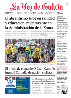 Cover of La Voz de Galicia (Carballo)