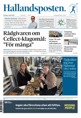 Cover of Hallandsposten