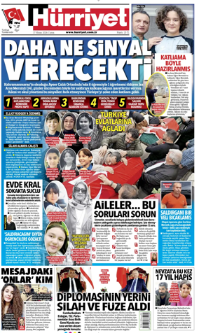 Cover of Hurriyet