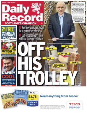 Cover of Daily Record