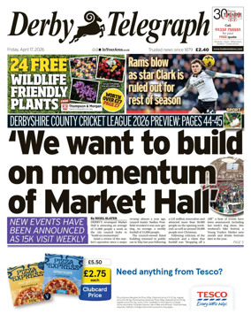 Cover of Derby Telegraph