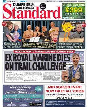 Cover of Dumfries & Galloway Standard