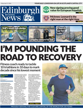 Cover of Edinburgh Evening News