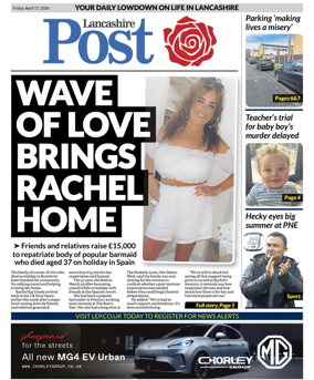 Cover of Lancashire Evening Post