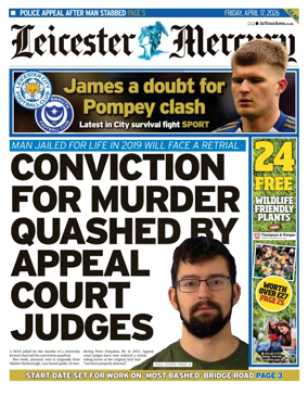Cover of Leicester Mercury