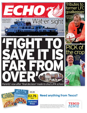 Cover of Liverpool Echo