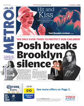 Cover of Metro (UK)