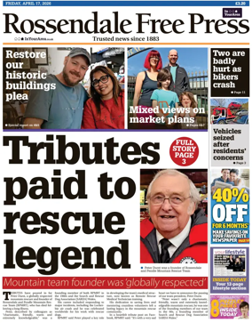Cover of Rossendale Free Press