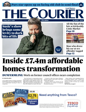 Cover of The Courier & Advertiser (Fife Edition)