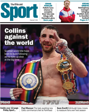 Cover of Herald Sport