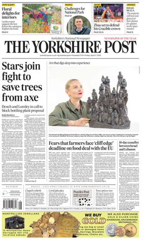 Cover of Yorkshire Post