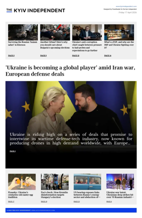 Cover of The Kyiv Independent